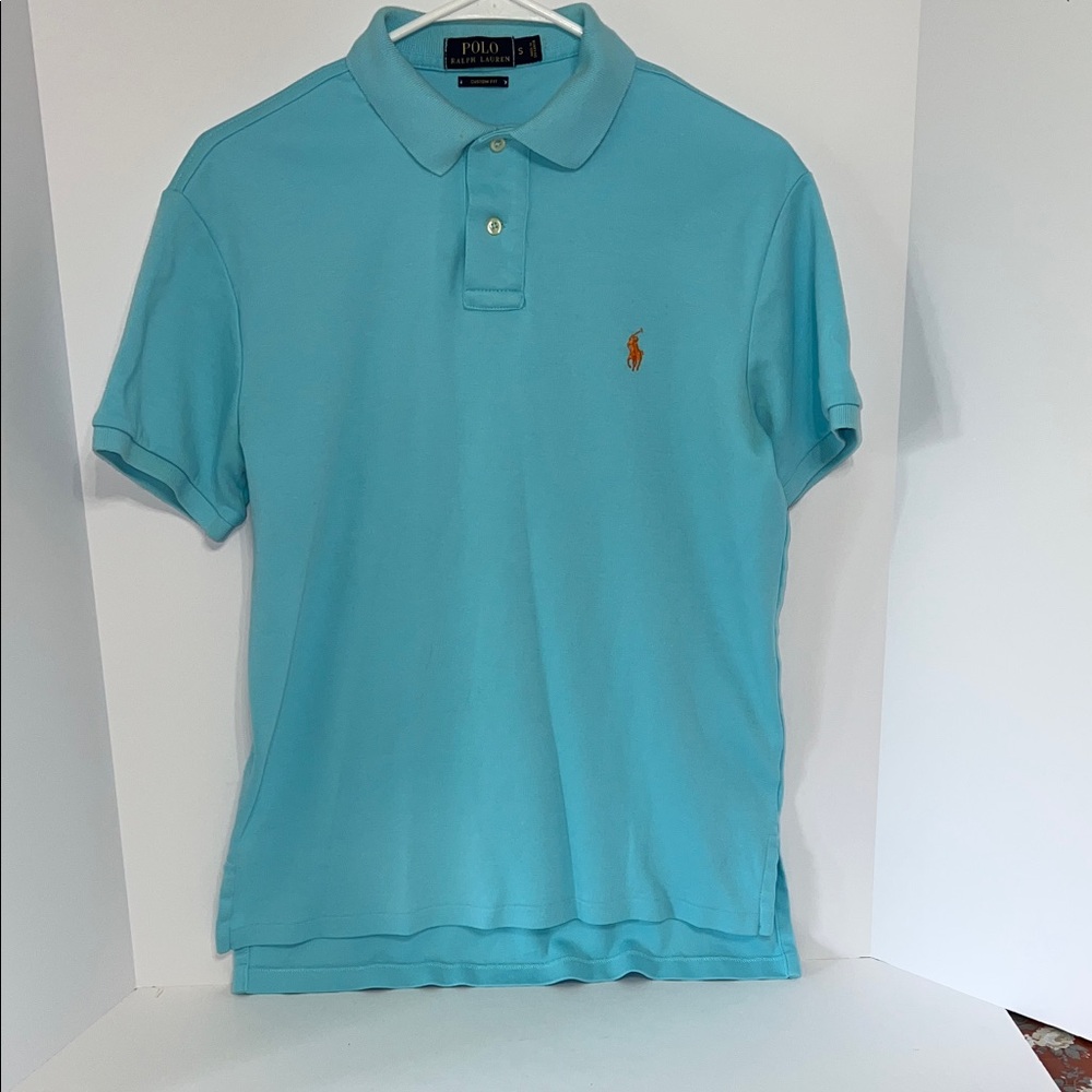 Closet clean out!  Ralph Lauren Aqua Polo Shirt